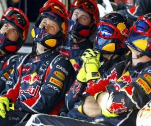 пазл Red Bull механических наблюдать гонки